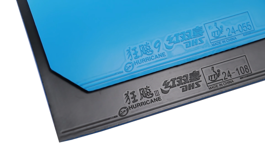 DHS Hurricane 9 2,15mm Mittel 38 Belag Blau - DXDS019-6