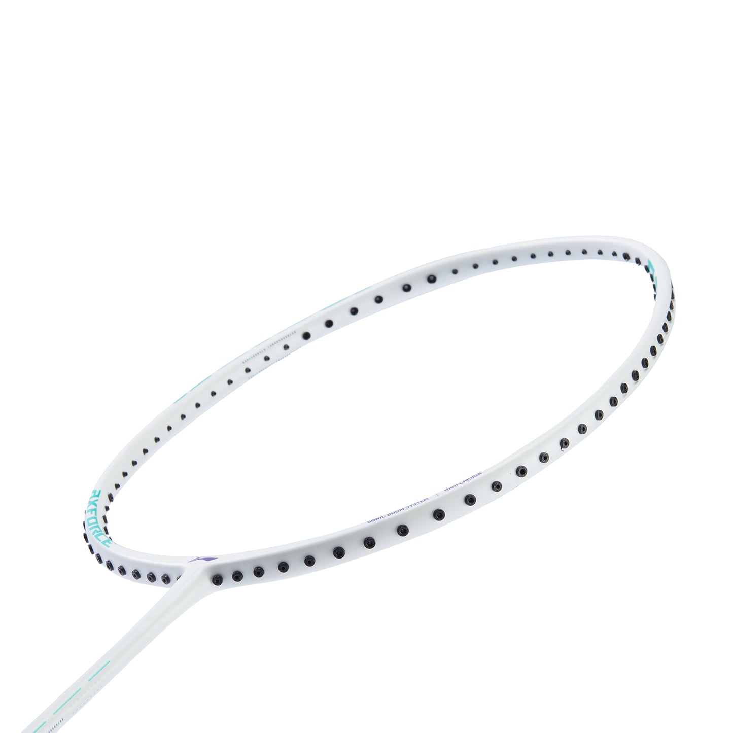 Badmintonracket AXFORCE 10 (5U) white strung - AYPU105-50