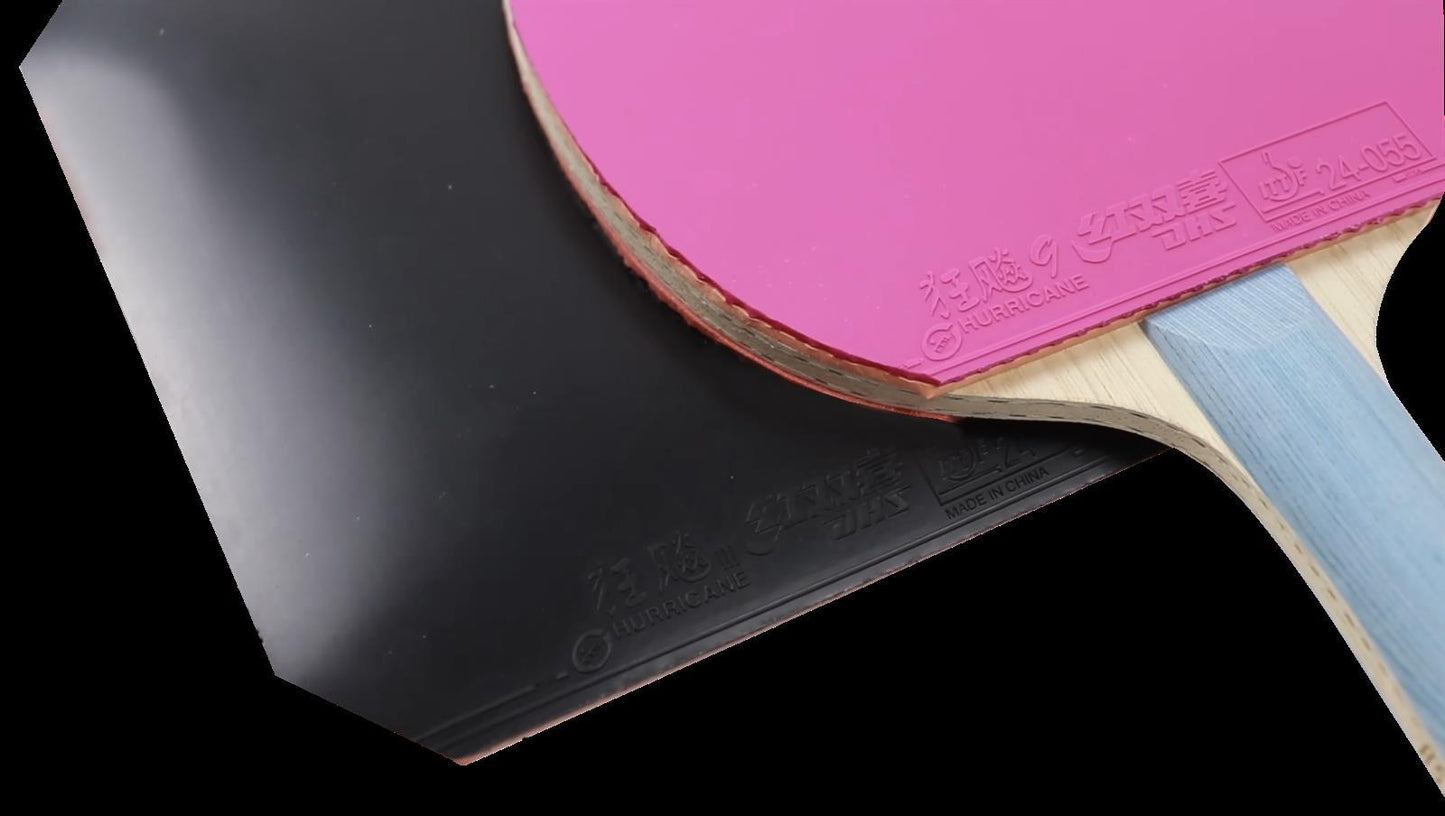 DHS Hurricane 9 2,15mm Mittel 38 Belag Rosa  - DXDS015-4