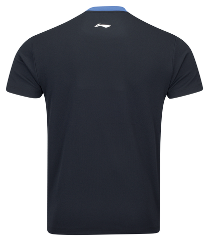 Tischtennis Unisex Zone Wettkampftrikot - schwarz - AAYW013-1