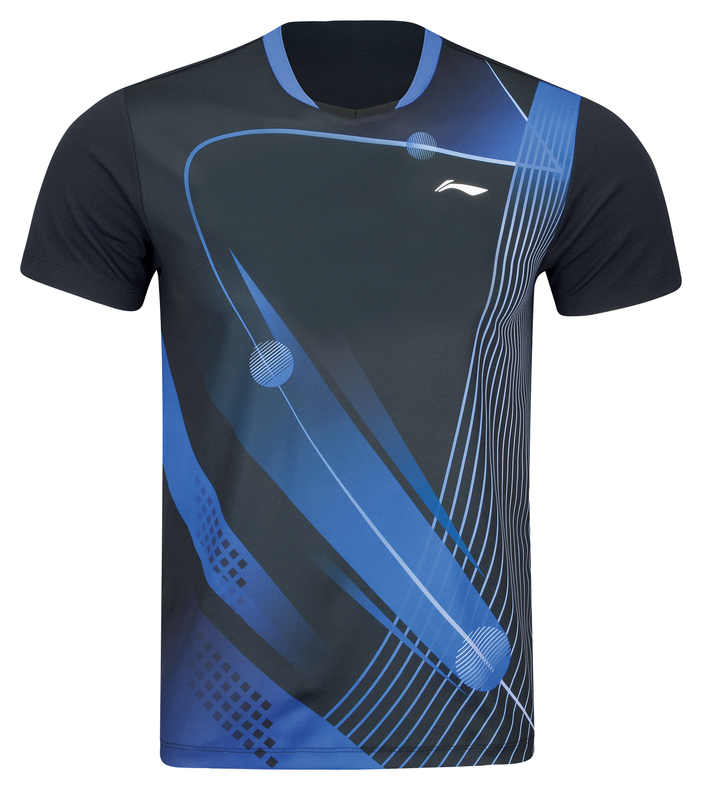Tischtennis Unisex Zone Wettkampftrikot - schwarz - AAYW013-1