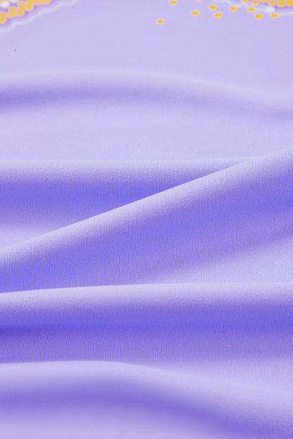 Sport ''Logo Pixel'' T-Shirt lila - AHSW069-3