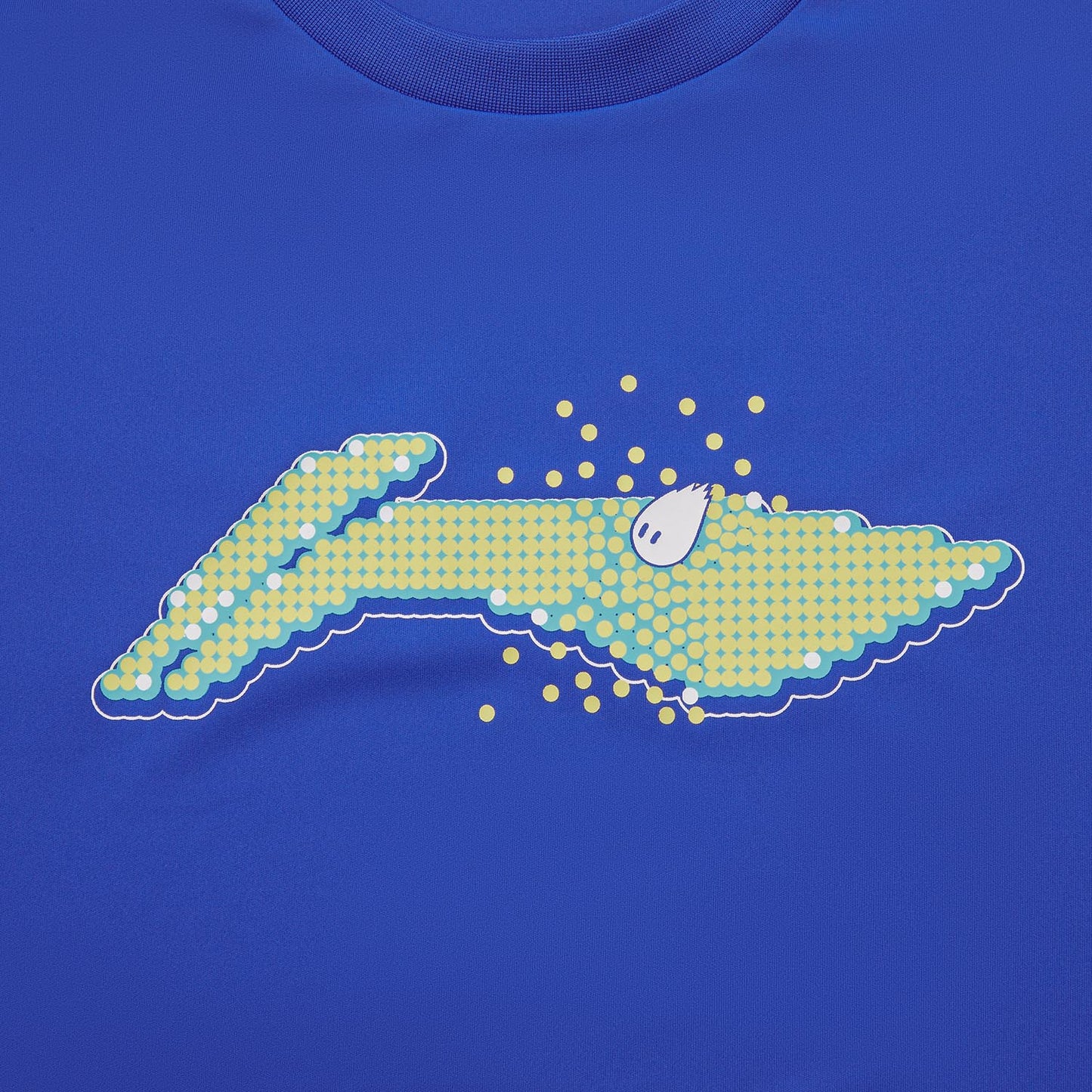 Sport ''Logo Pixel'' T-Shirt blau - AHSW069-4