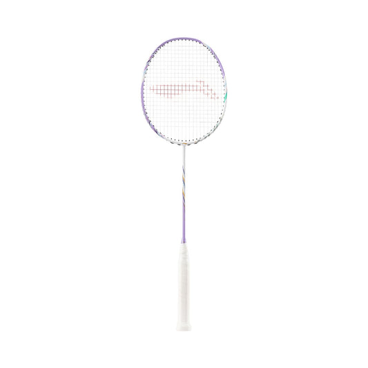 Badmintonschläger BladeX 600 (5U) White - Lilac unbespannt  - AYPV015-5