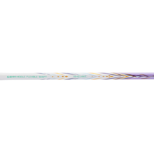 Badmintonschläger BladeX 600 (4U) White - Lilac - unbespannt  - AYPV015-4