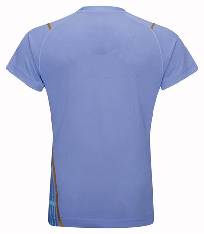 Ladies Sports Shirt "International Players" White-Blue - AAYS130-1
