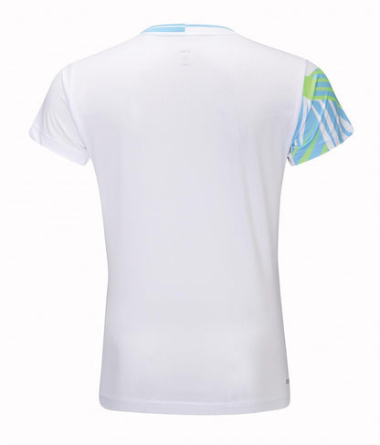 Women Team sport shirt "Jungle" white - AAYT058-5