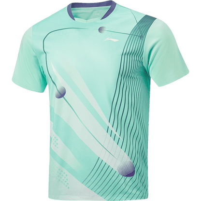 Tischtennis Unisex Zone Wettkampftrikot - türkis - AAYW013-2