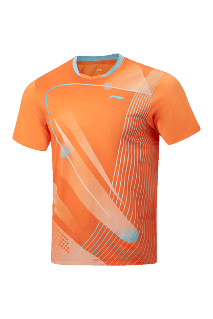 Tischtennis Unisex Zone Wettkampftrikot - orange - AAYW013-3