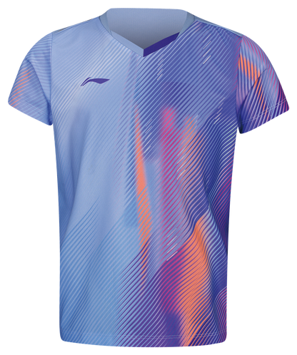 Tischtennis Kinder National-Team 2026 Wettkampftrikot - lila - AAYW092-3