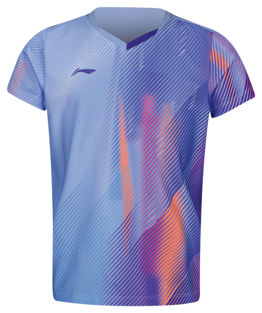 Tischtennis Kinder National-Team 2026 Wettkampftrikot - lila - AAYW092-3