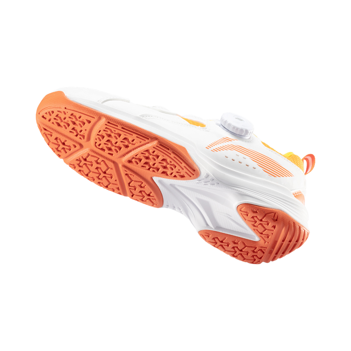 Kinder Badmintonschuh ''Almighty King'' weiß/orange - AYTT040-2