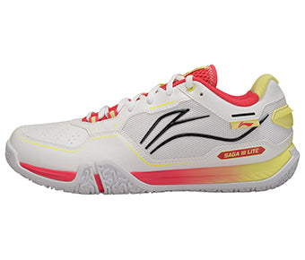 Badmintonschuh "Saga III Light" weiß/rot/gelb -AYTV003-3