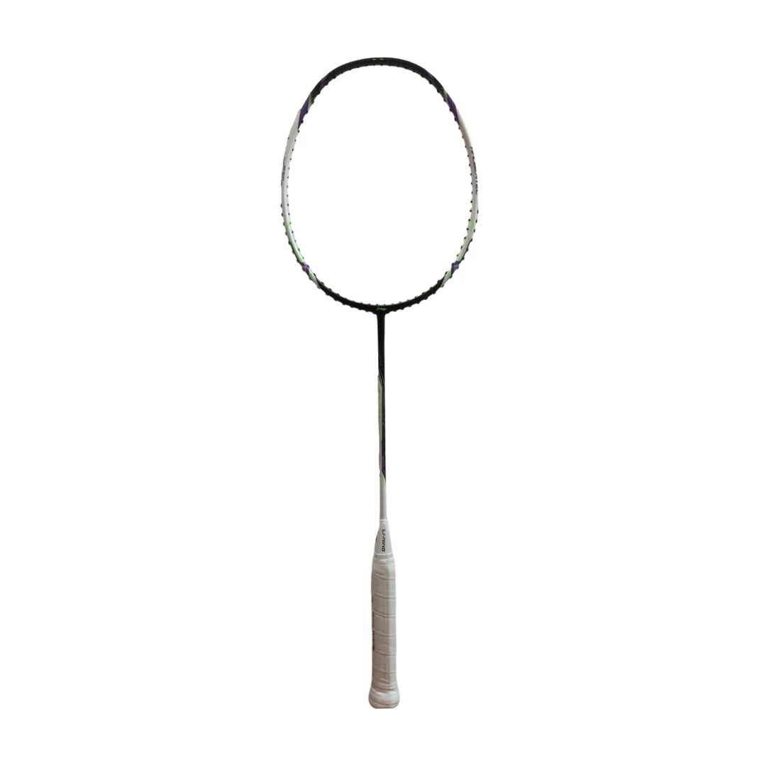 Badmintonschläger HalberTec Motor (5U) schwarz/weiß - unbespannt  - AYPU073-5