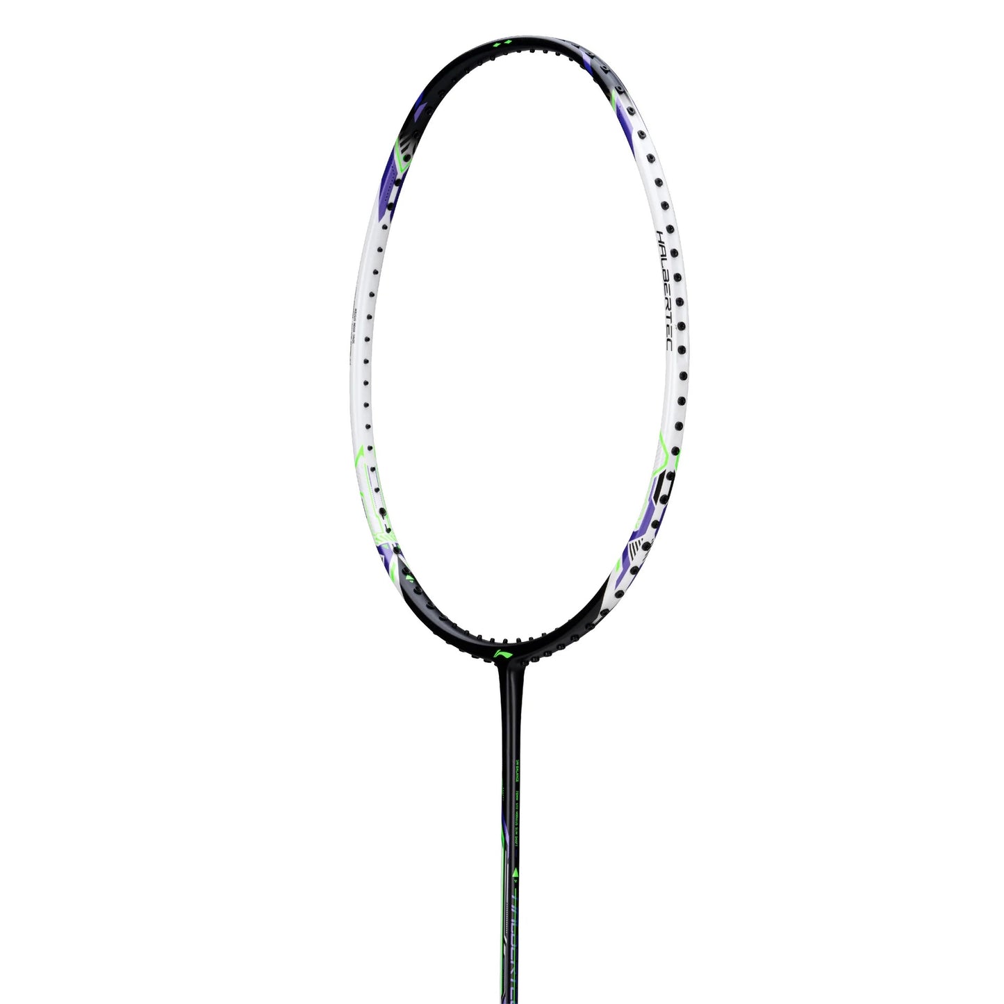 Badmintonschläger HalberTec Motor (5U) schwarz/weiß - unbespannt  - AYPU073-5