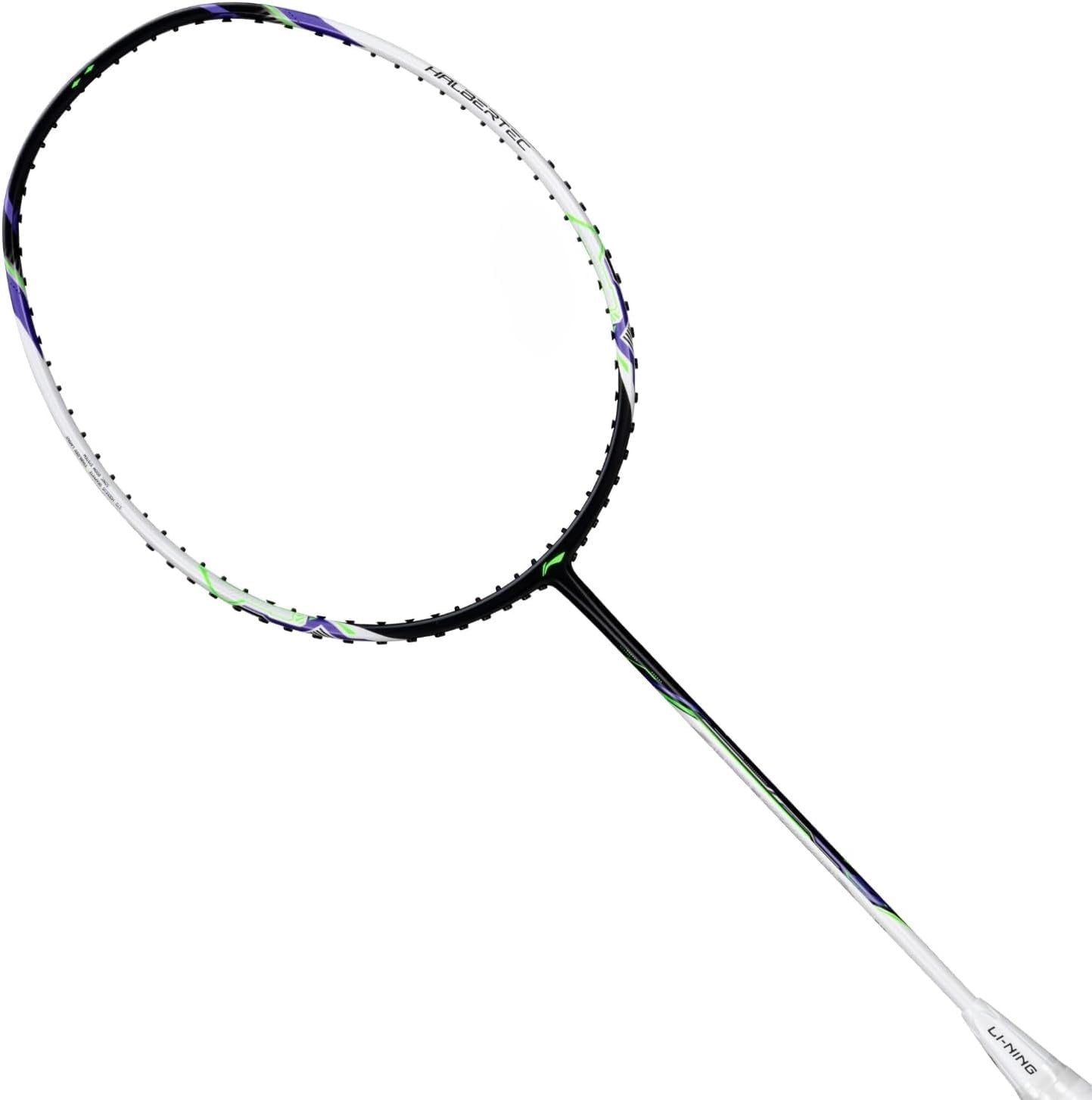 Badmintonschläger HalberTec Motor (5U) schwarz/weiß - unbespannt  - AYPU073-5