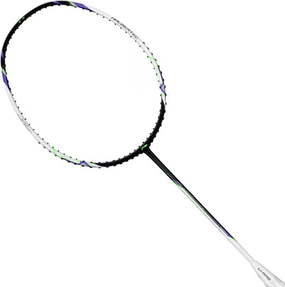 Badmintonschläger HalberTec Motor (5U) schwarz/weiß - unbespannt  - AYPU073-5