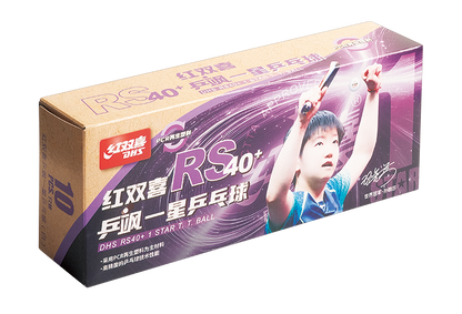 DHS Tischtennisball RS40+ 1-Sterne Weiß (10 Pack) - DXAV005-2